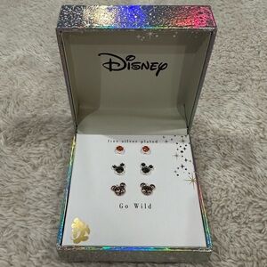NWT disney halloween mickey pumpkins earrings set